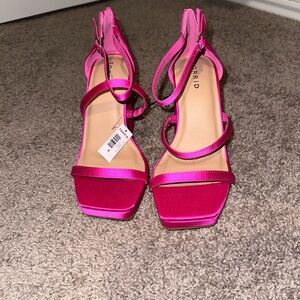 Torrid Women's Pink Strappy Sandals 8W